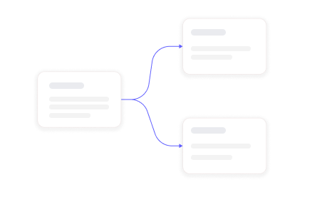 Visual branching logic
